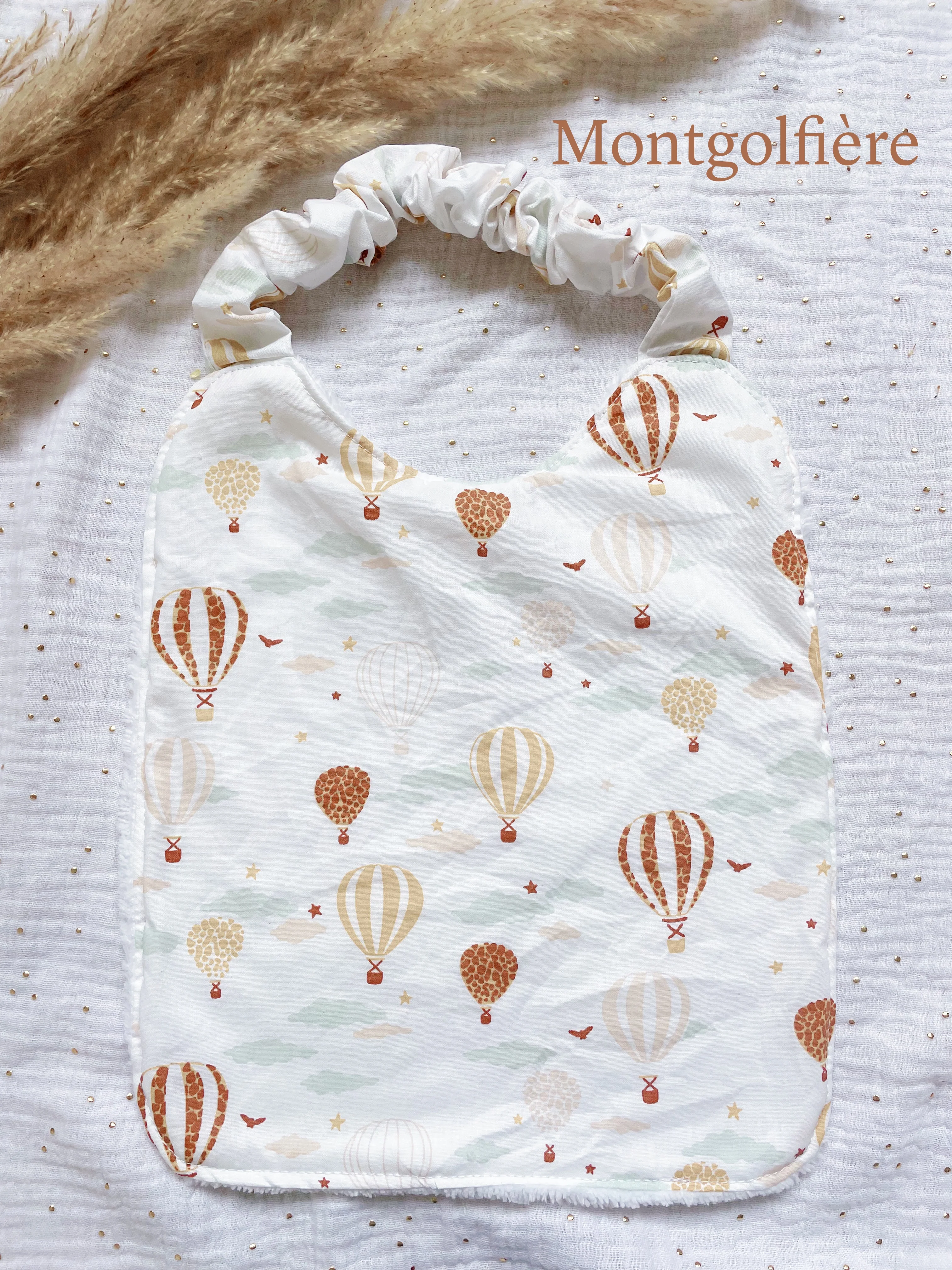 Grand bavoir (2-8 ans) / serviette de cantine - Image 3