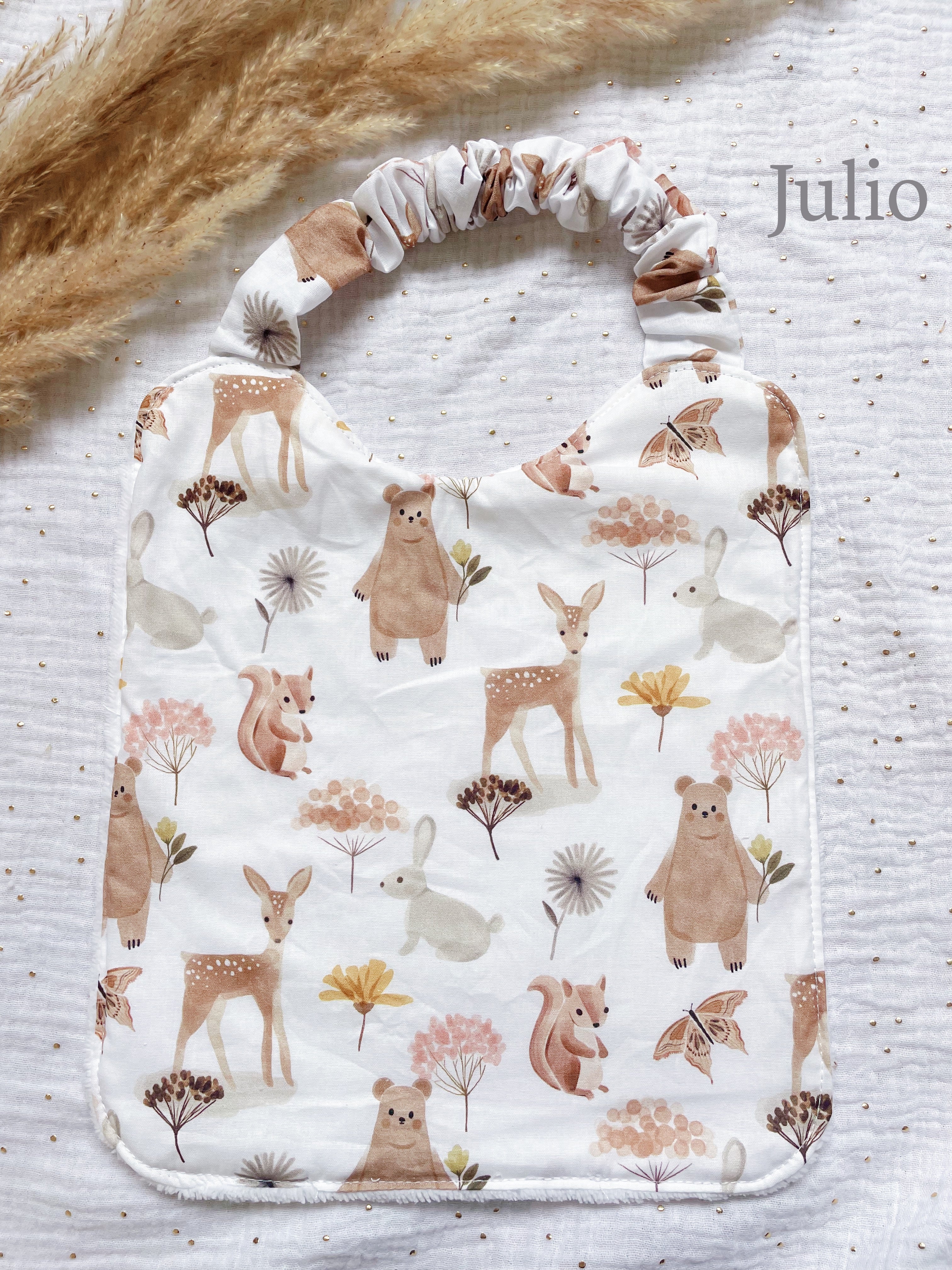 Grand bavoir (2-8 ans) / serviette de cantine - Image 4