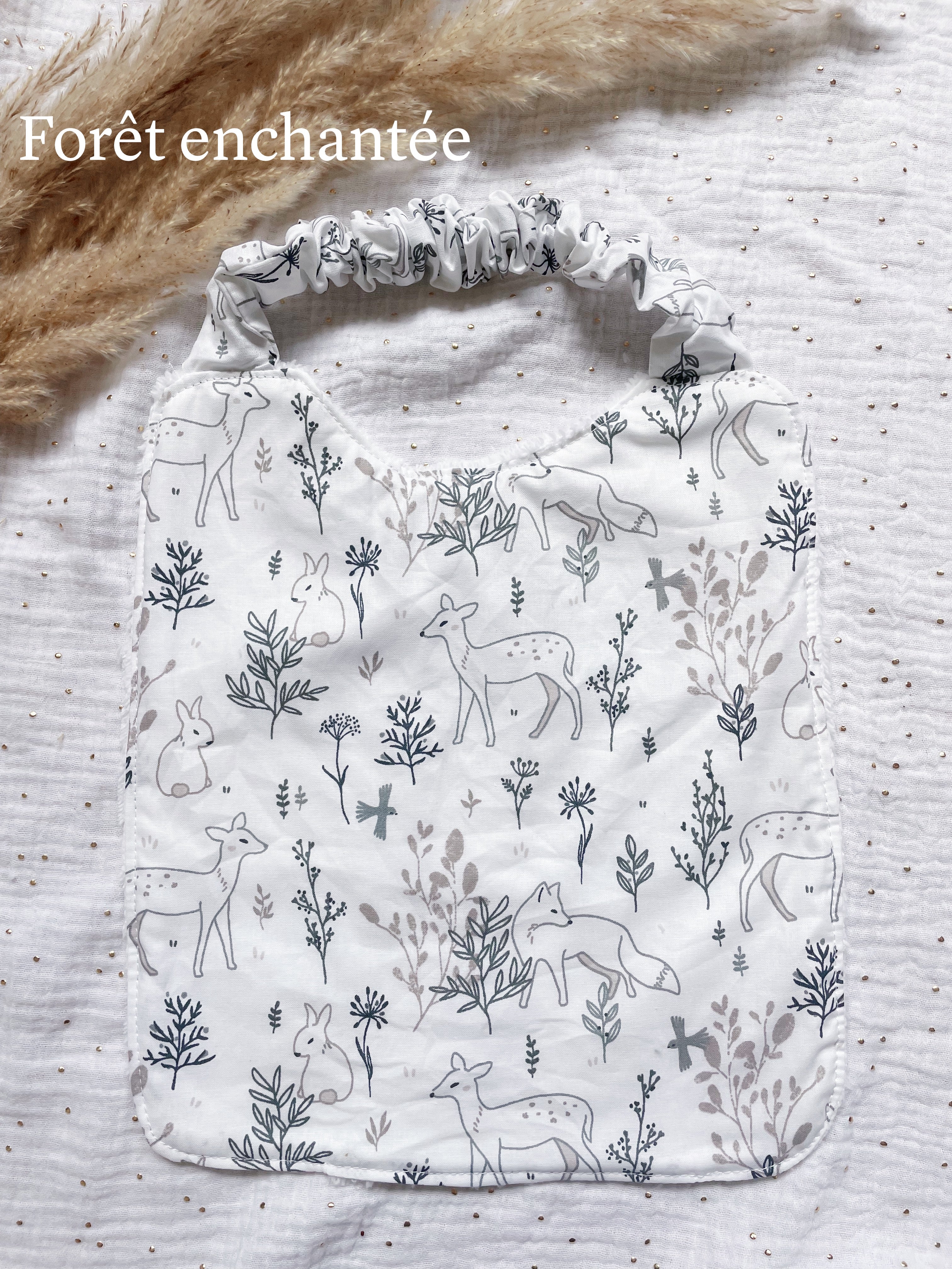 Grand bavoir (2-8 ans) / serviette de cantine - Image 5