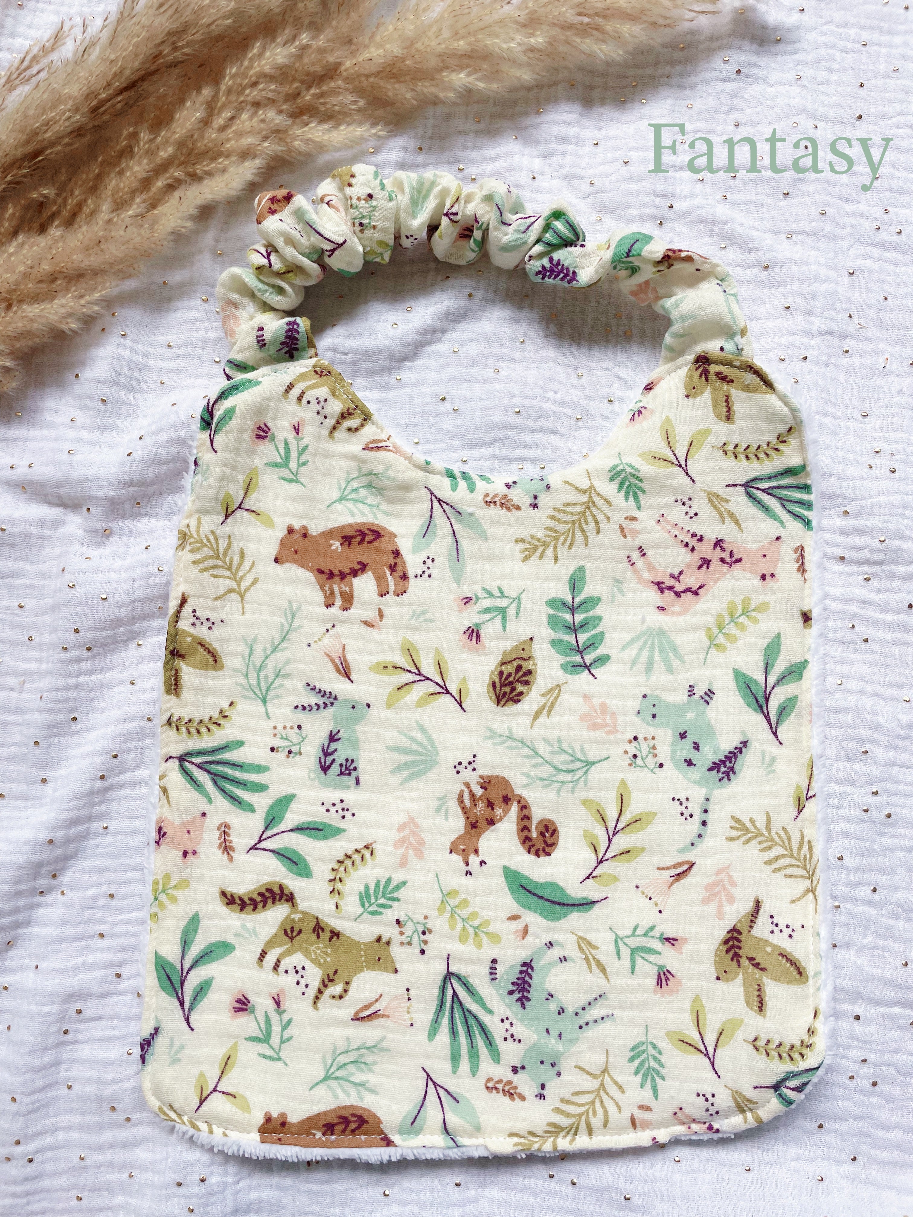 Grand bavoir (2-8 ans) / serviette de cantine - Image 7