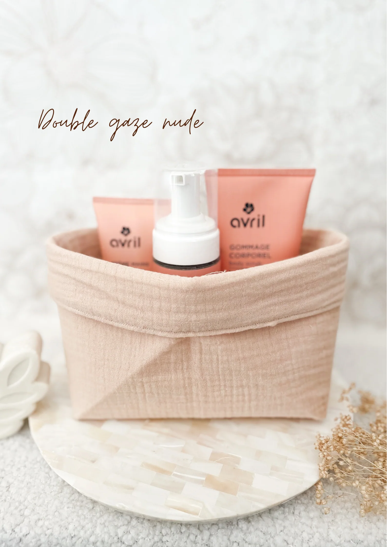 Grande panière en double gaze - Image 10