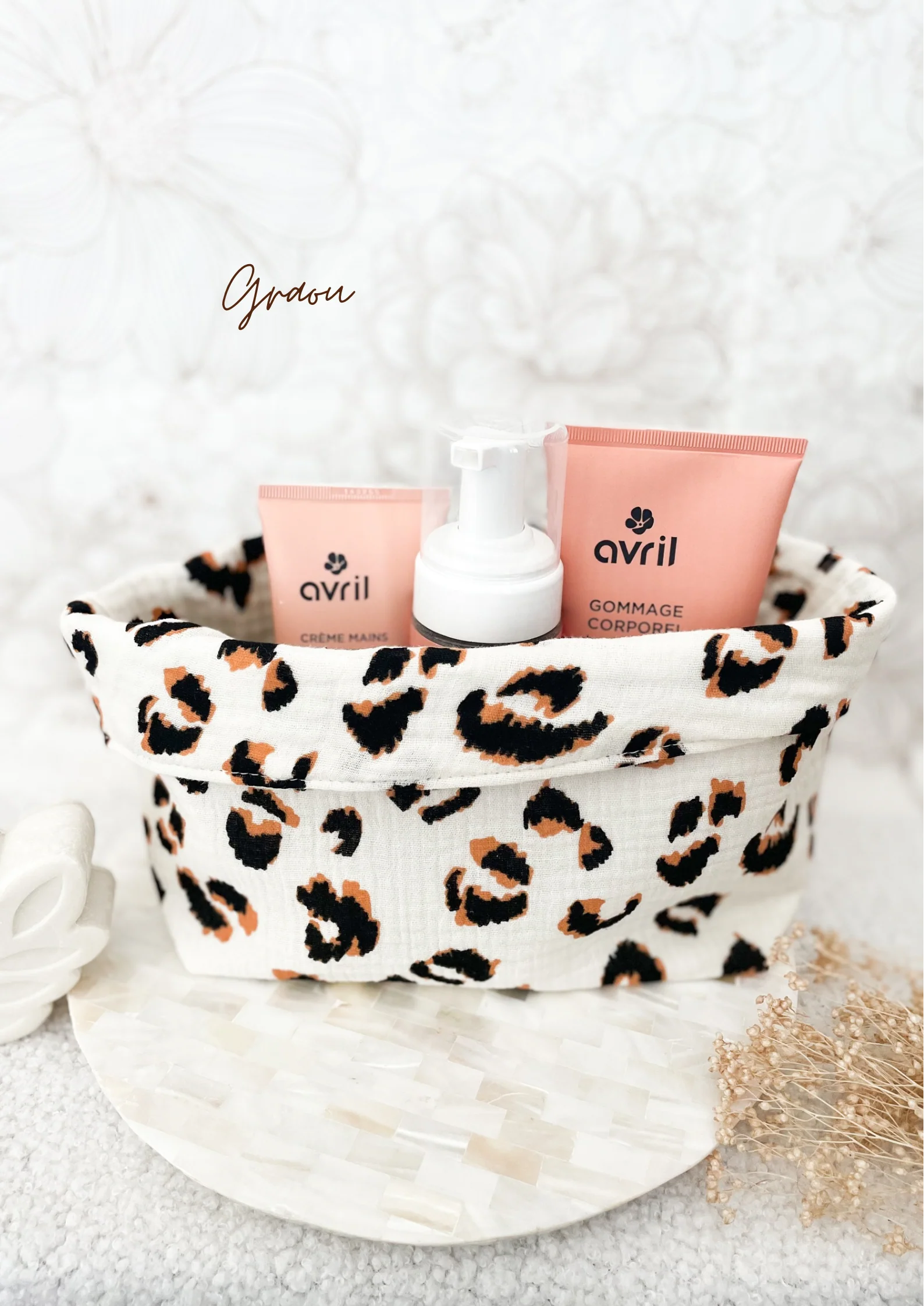 Grande panière en double gaze - Image 8