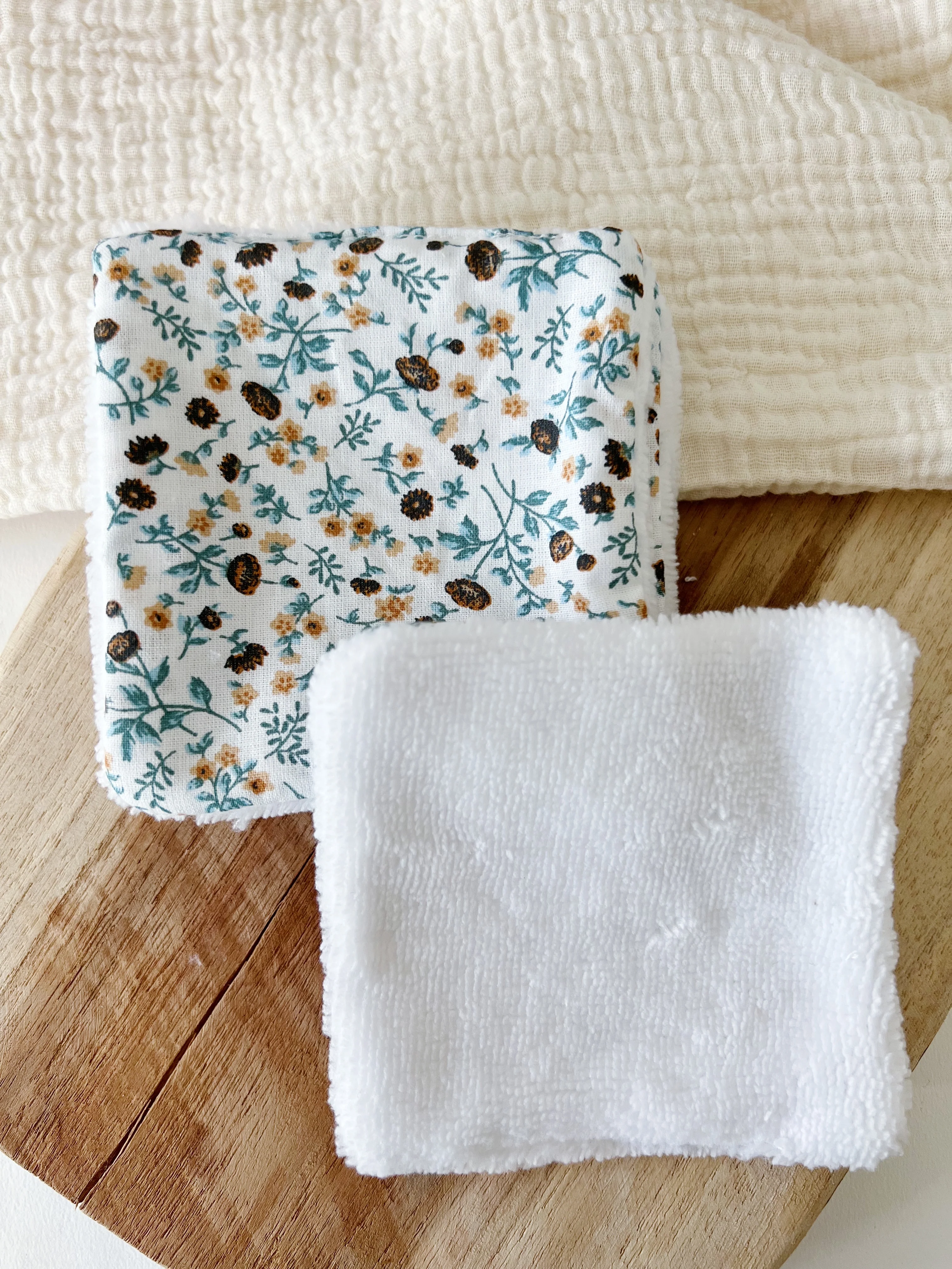 Lot de 5 cotons lavables en éponge bambou - Image 18