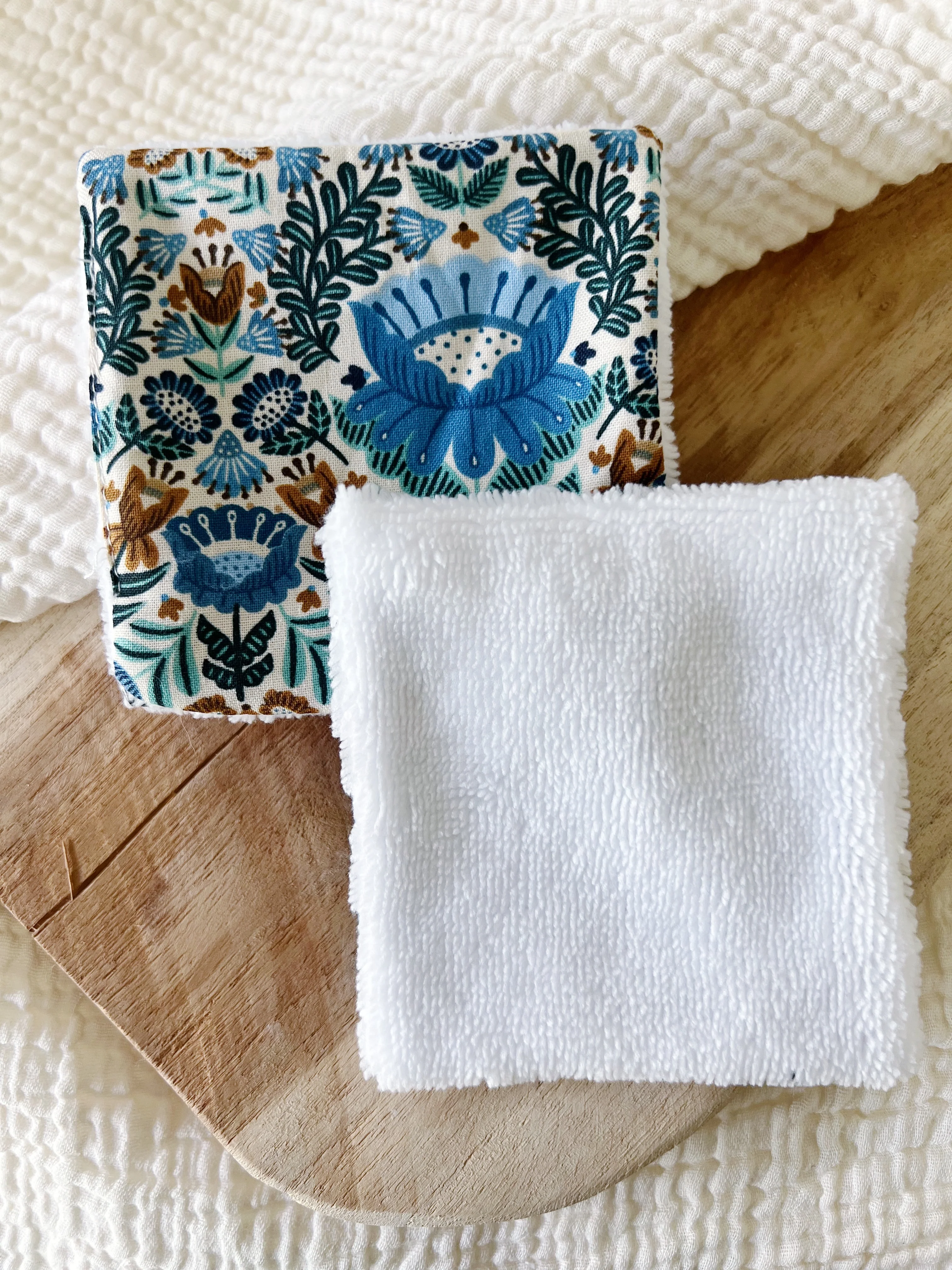 Lot de 5 cotons lavables en éponge bambou - Image 23