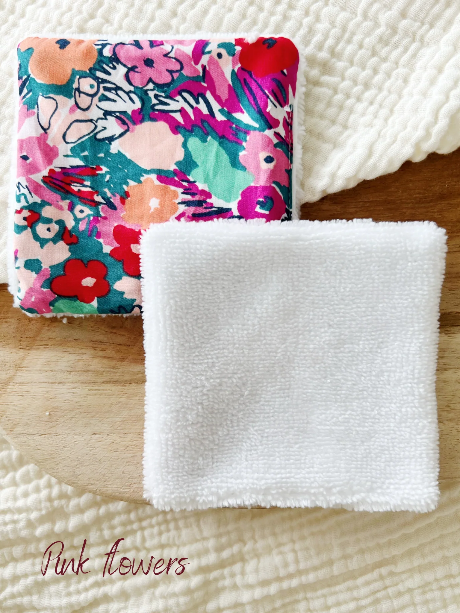 Lot de 5 cotons lavables en éponge bambou - Image 41