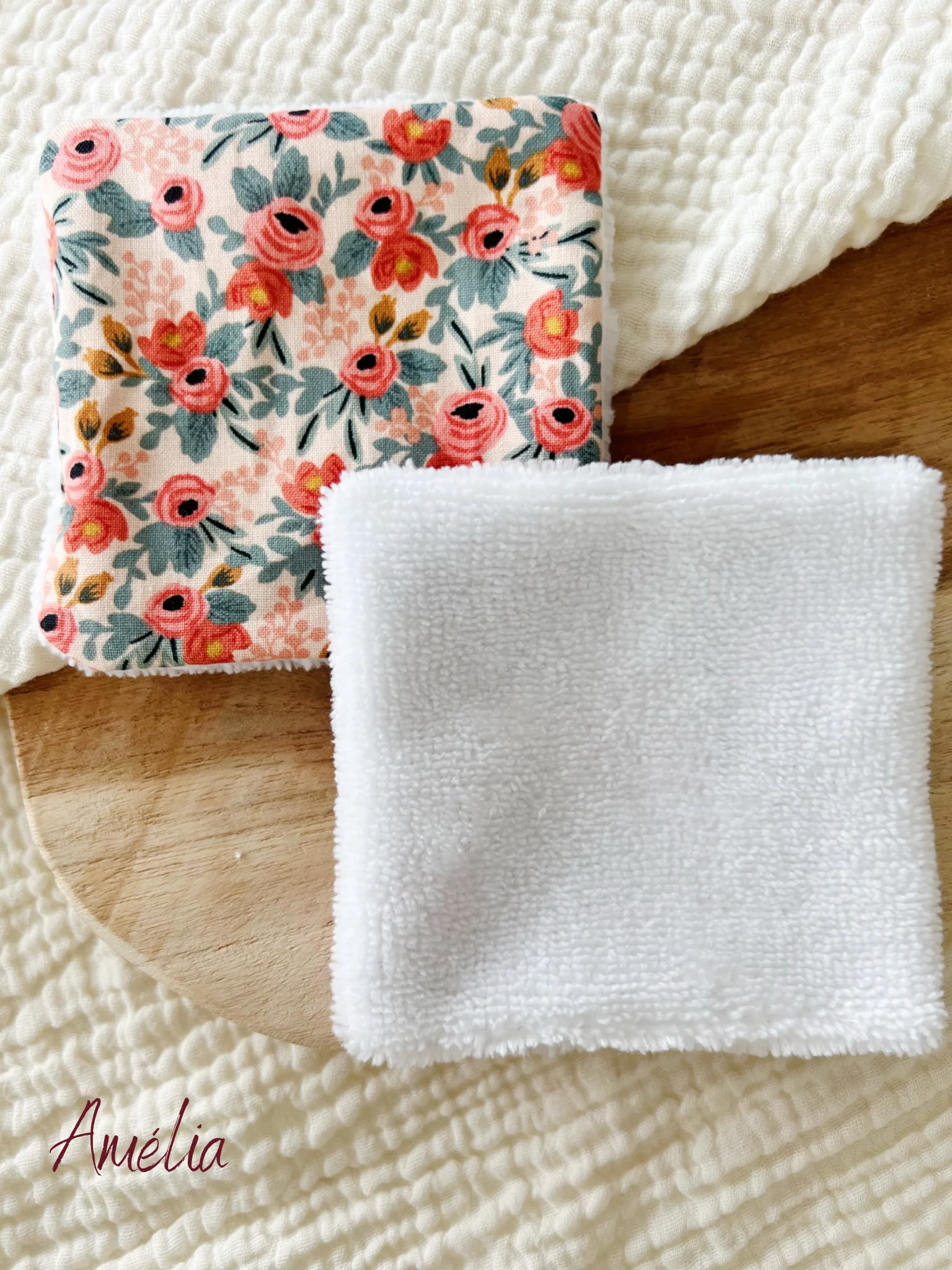 Lot de 5 cotons lavables en éponge bambou - Image 49