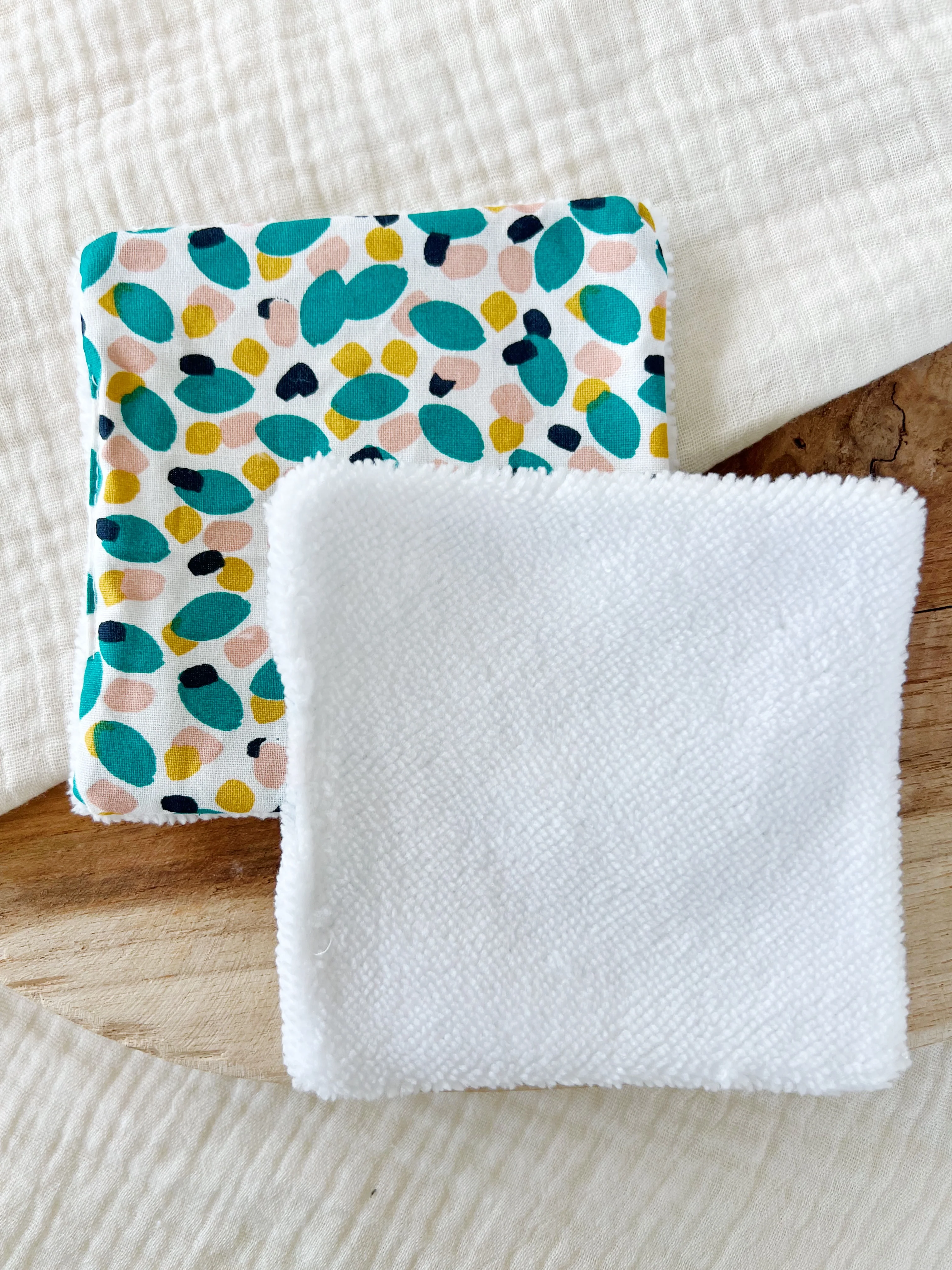 Lot de 5 cotons lavables en éponge bambou - Image 51