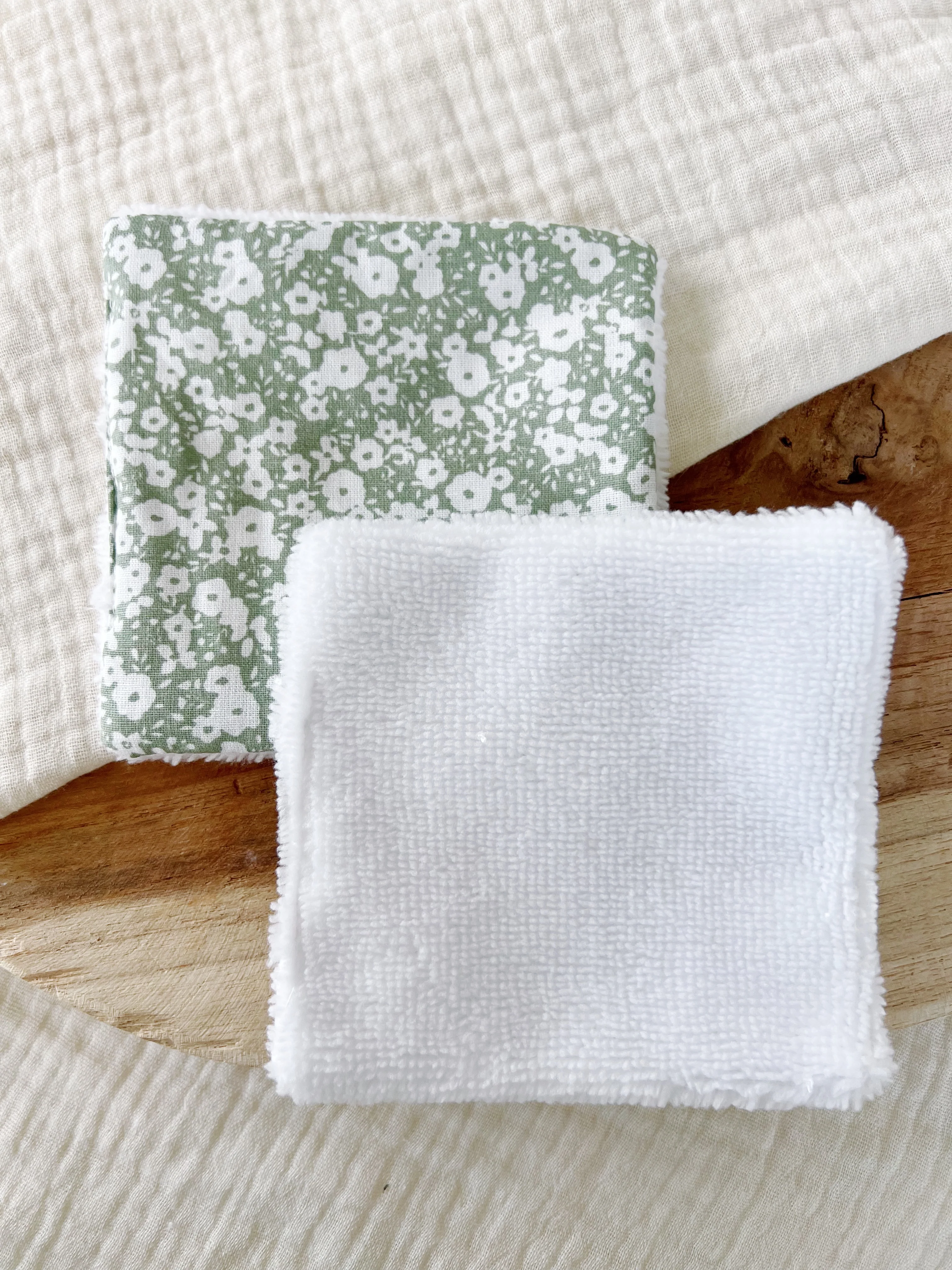 Lot de 5 cotons lavables en éponge bambou - Image 52