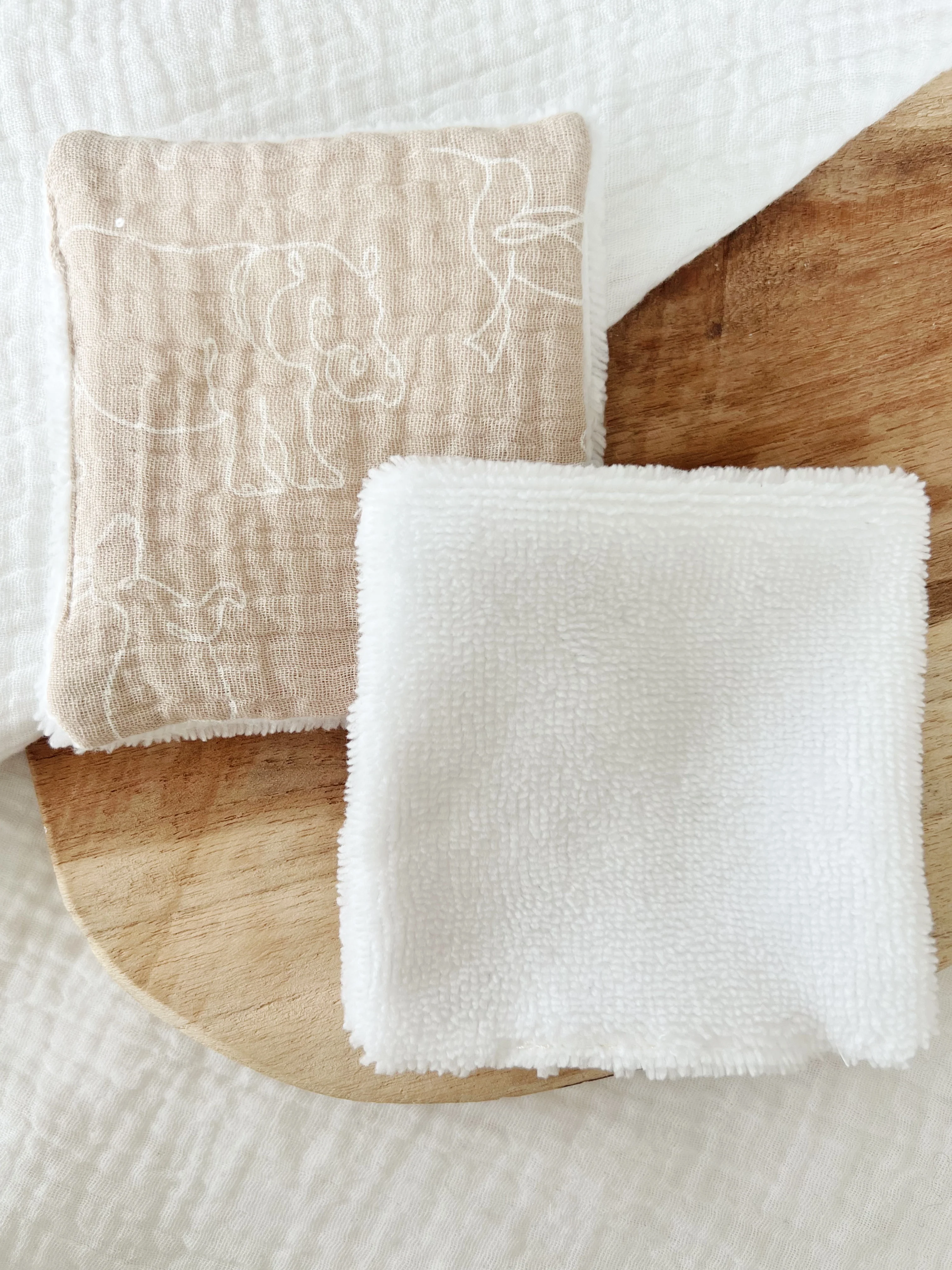 Lingettes bébé éponge bambou - Image 8