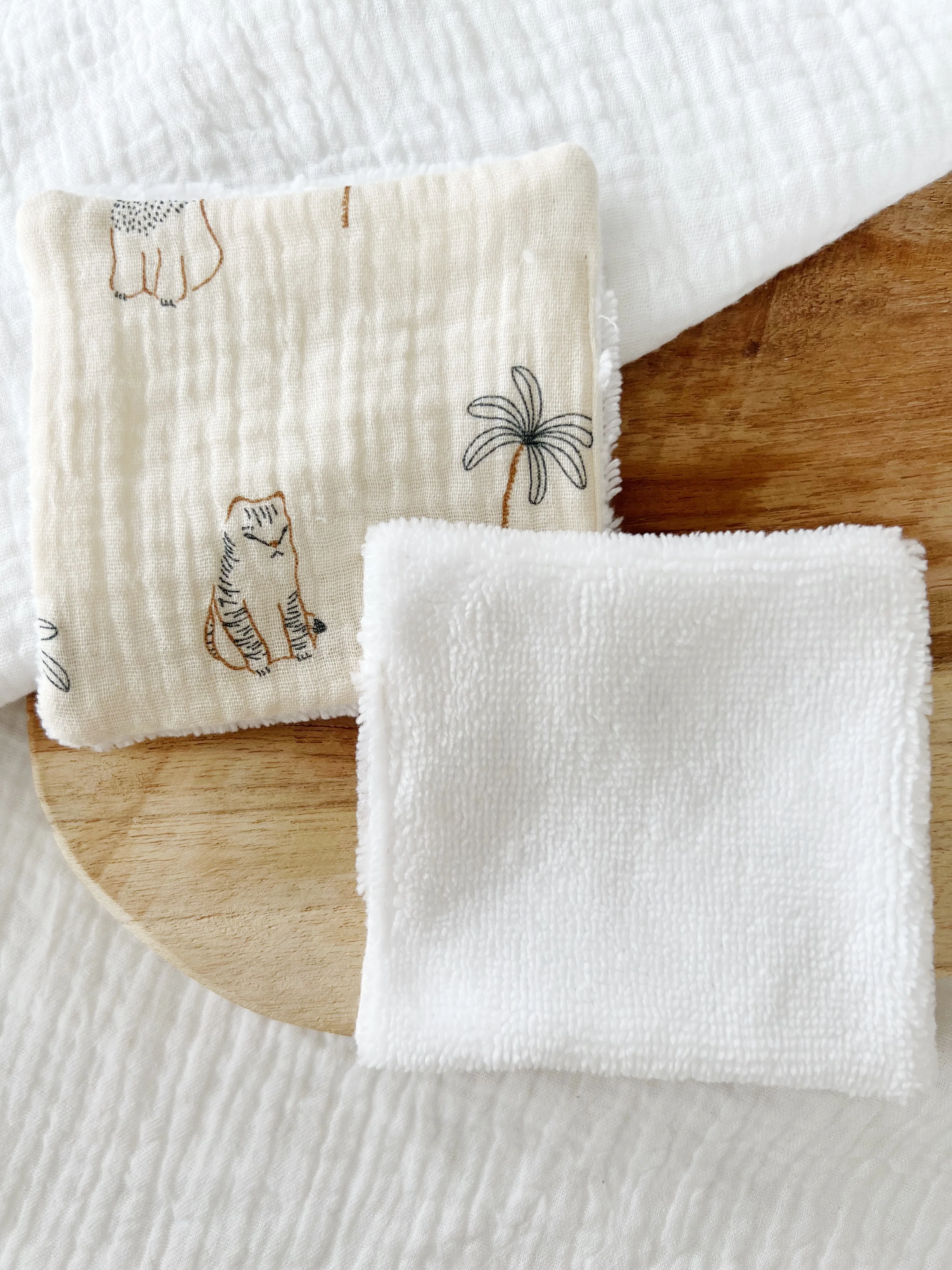 Lingettes bébé éponge bambou - Image 9