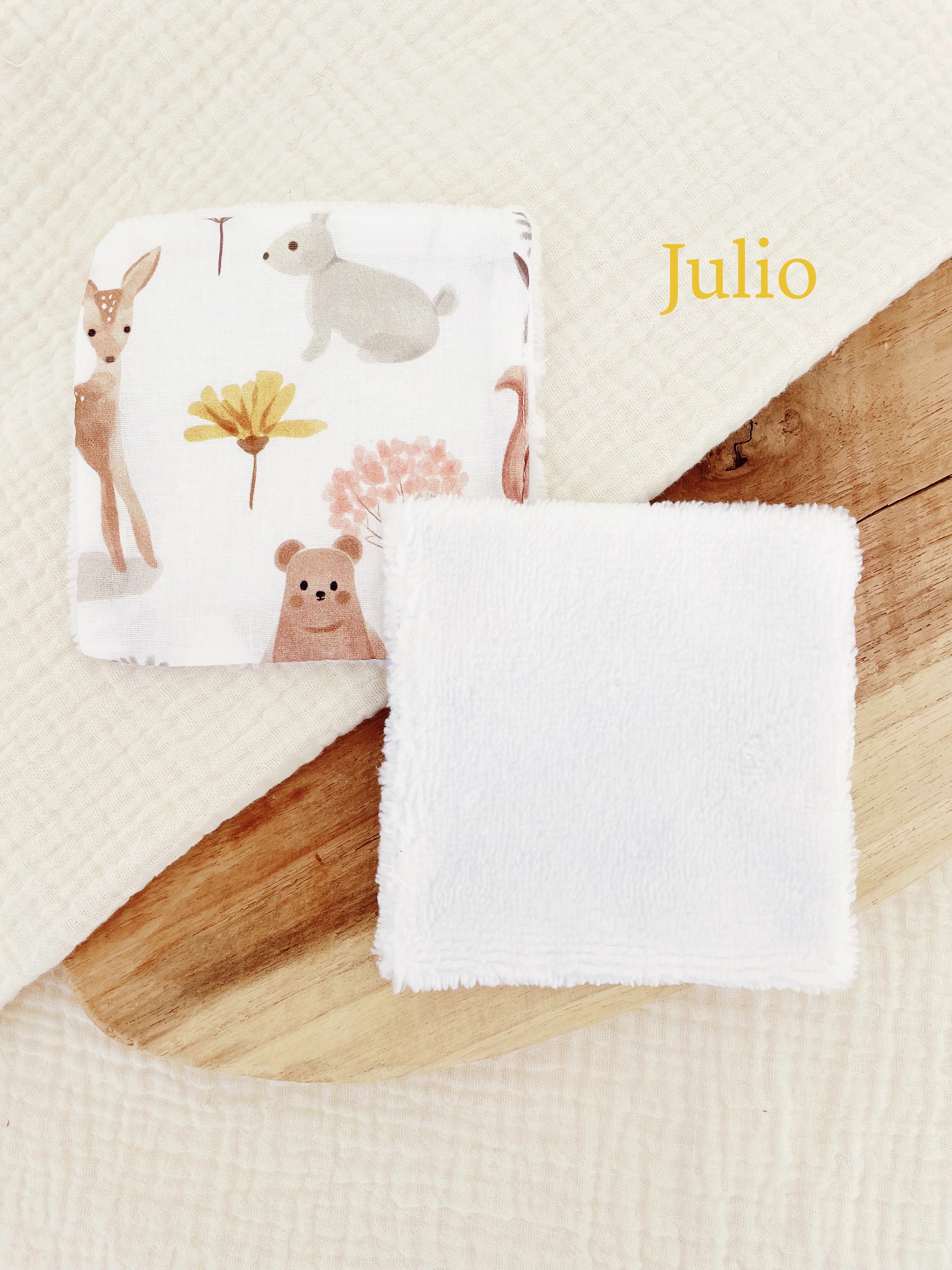 Lingettes bébé éponge bambou - Image 13