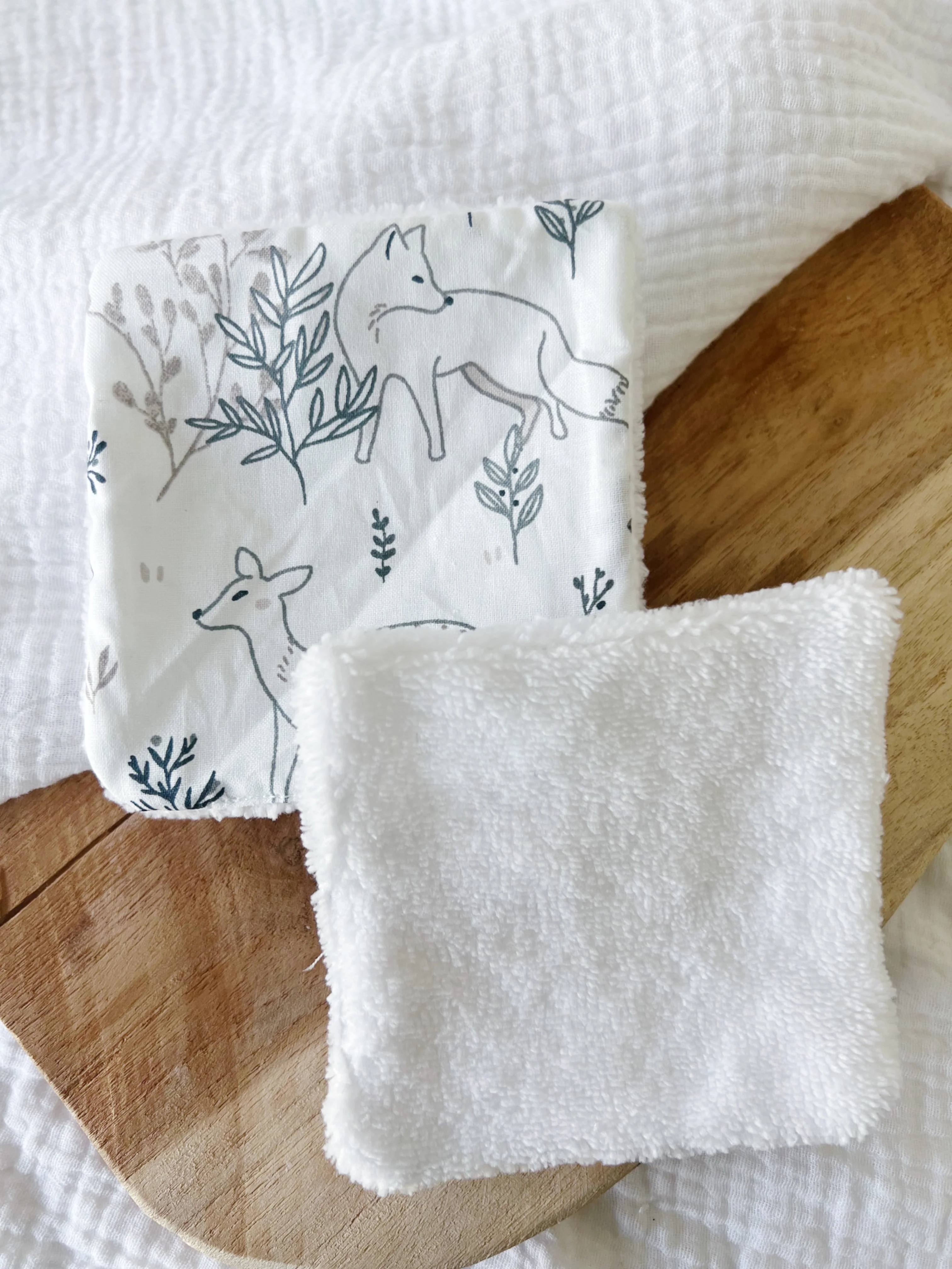 Lingettes bébé éponge bambou - Image 3