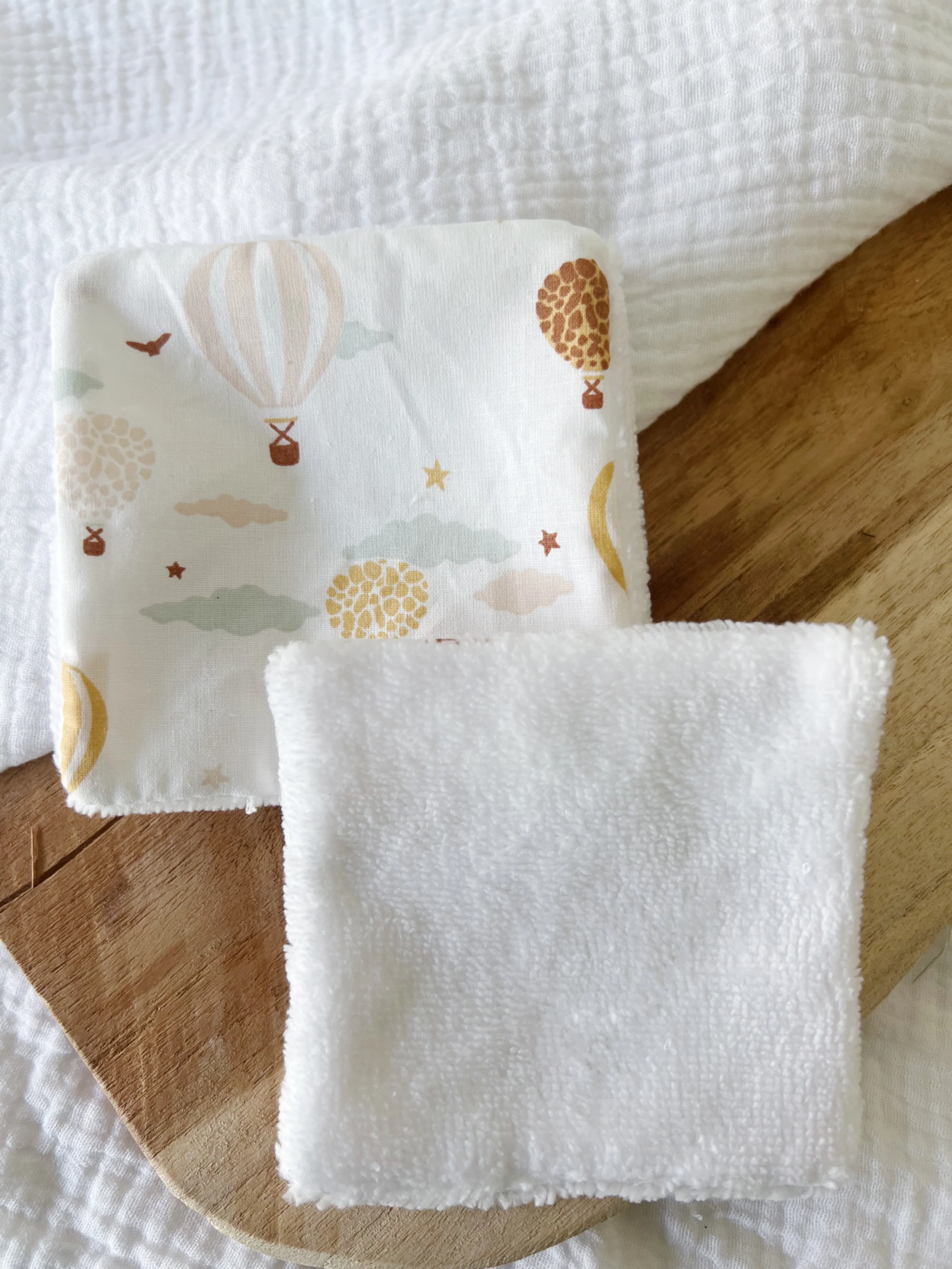 Lingettes bébé éponge bambou - Image 4