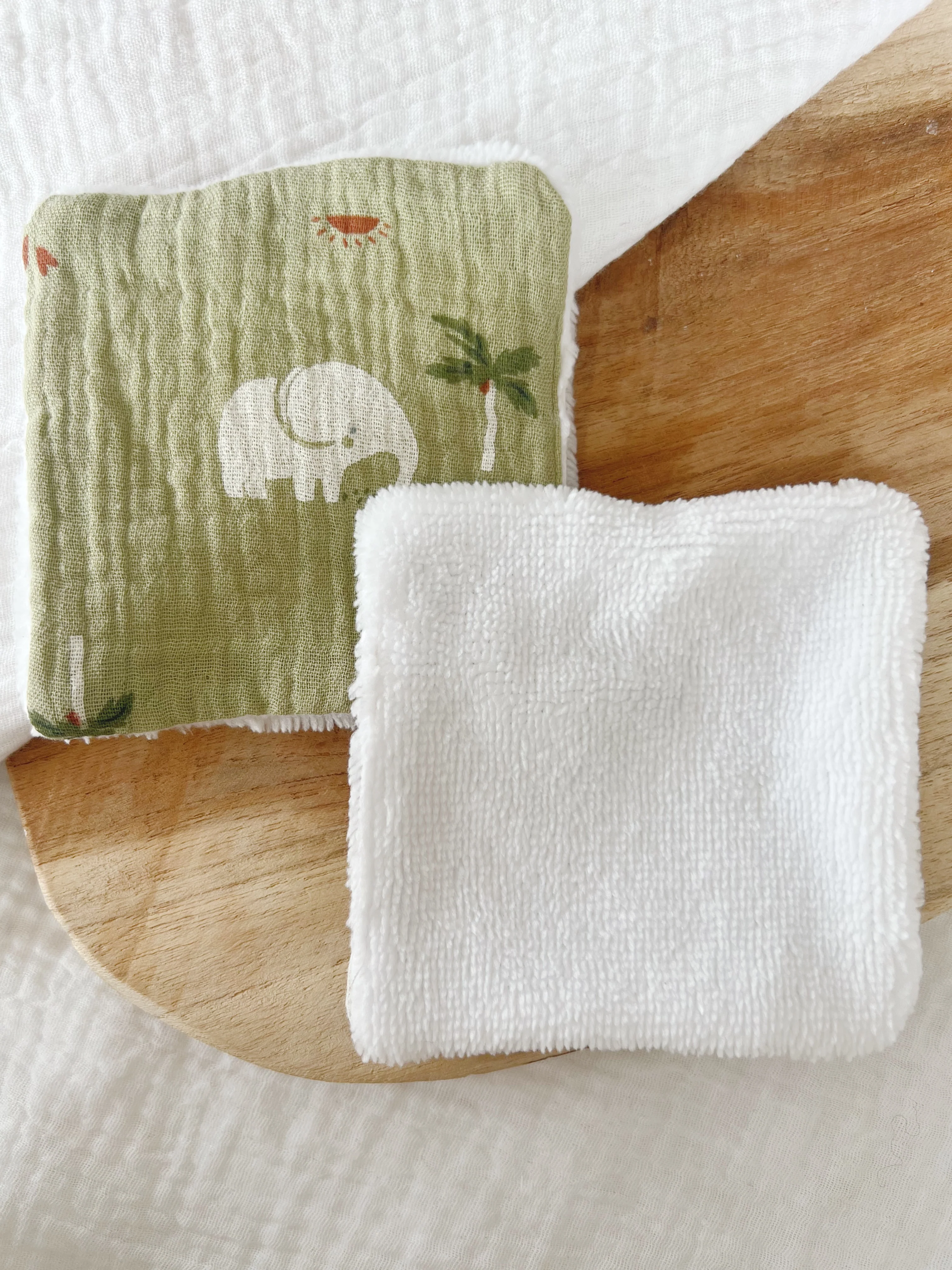 Lingettes bébé éponge bambou - Image 6