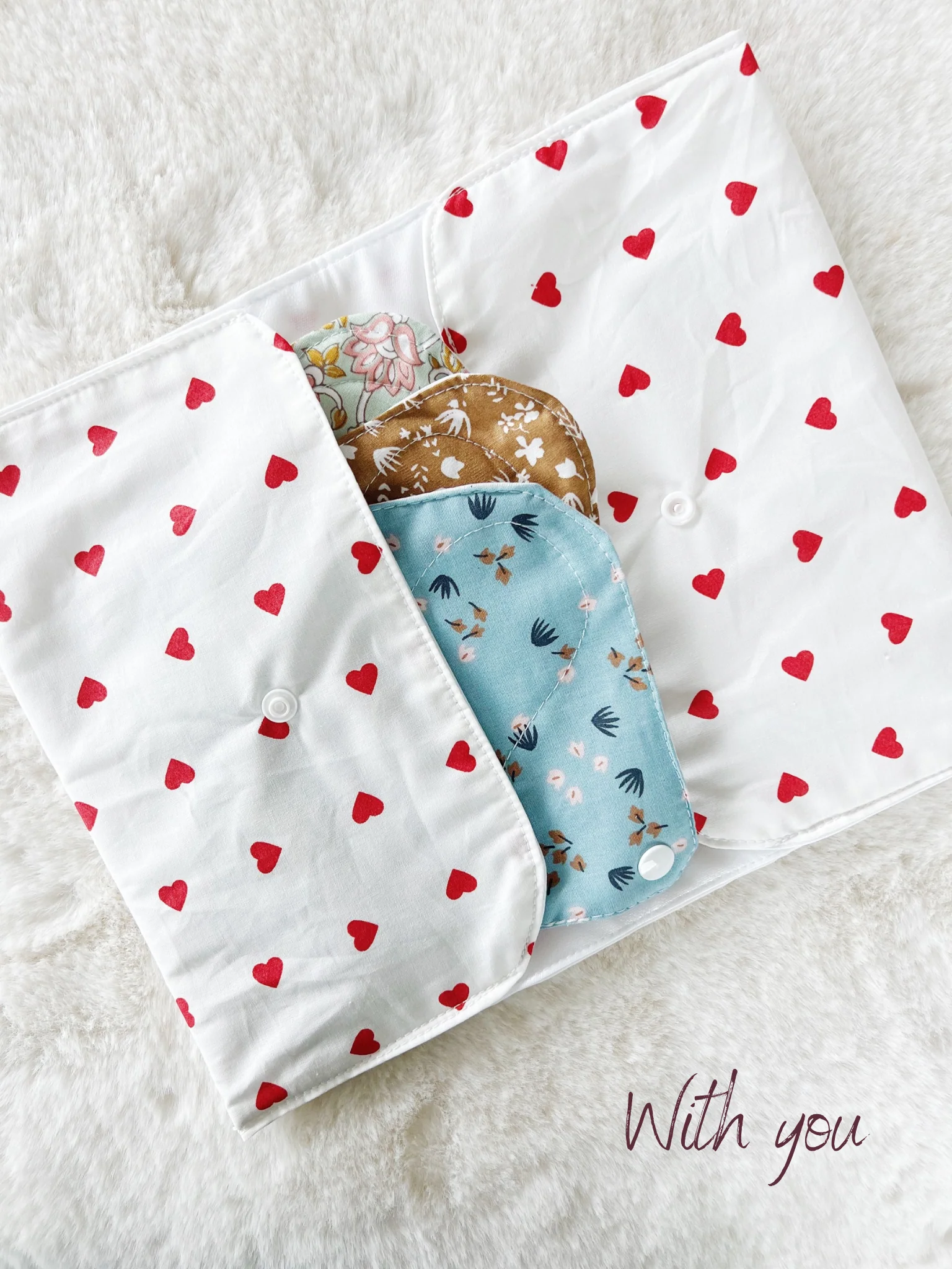 Pochette à culottes menstruelles/serviettes hygiéniques lavables - Image 17