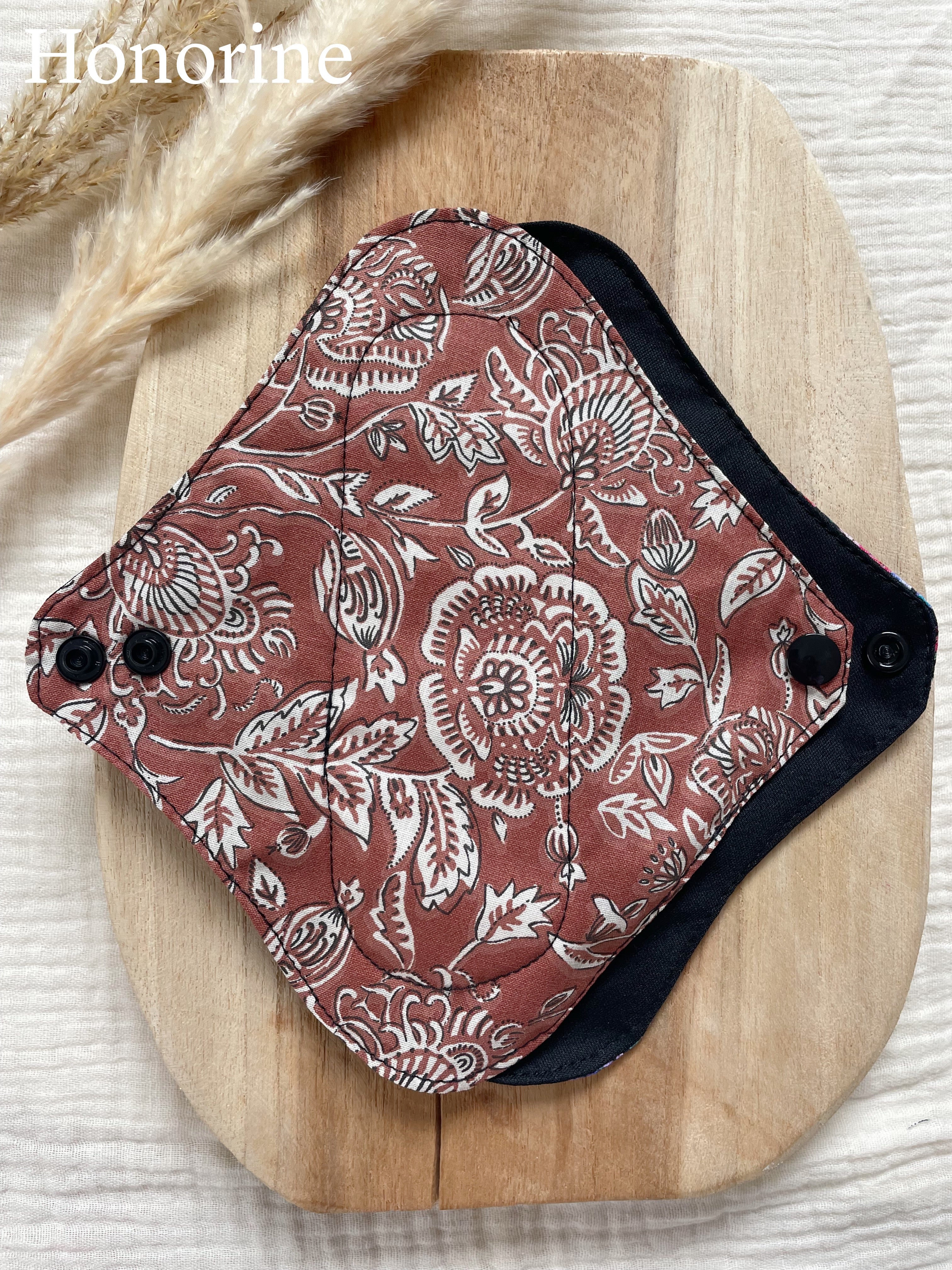 Serviette lavable flux MOYEN – Serviette hygiénique de jour - Image 30