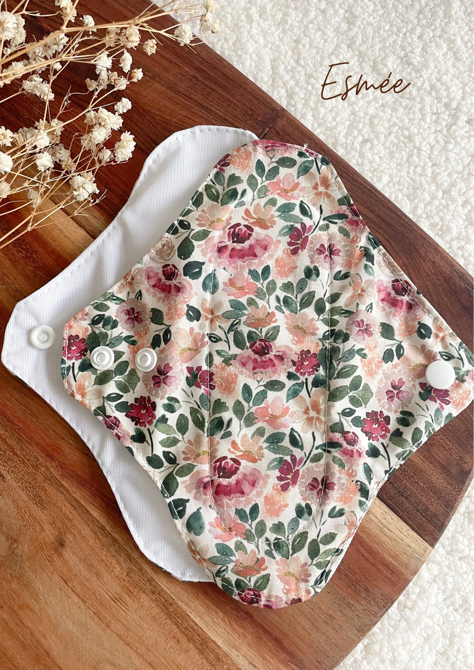 Serviette lavable flux MOYEN – Serviette hygiénique de jour - Image 37