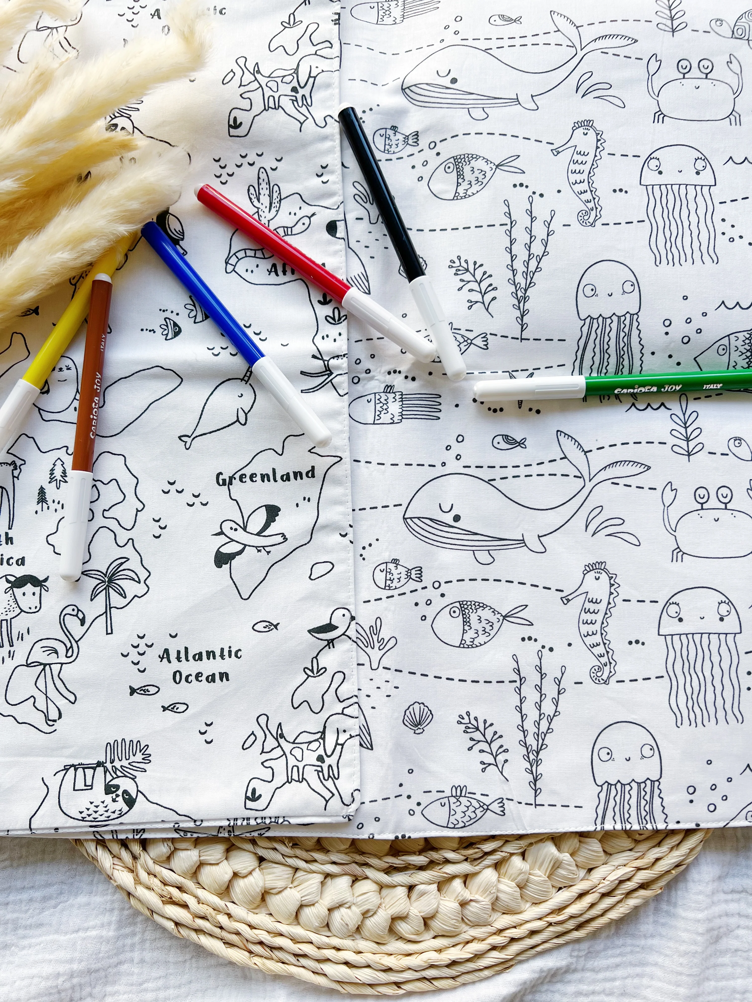 TAPIS de coloriage lavable (et ses feutres) - Image 5